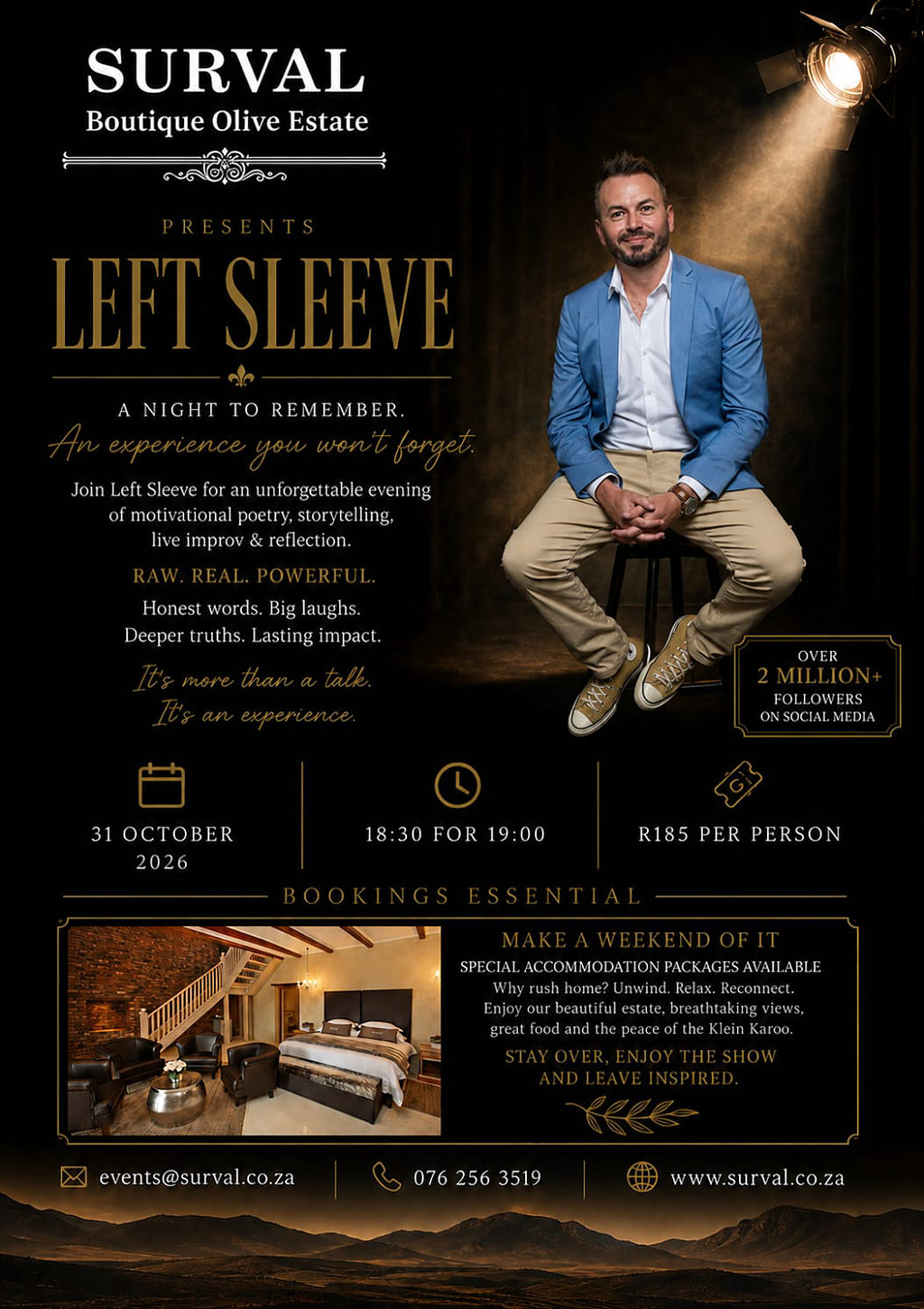 Left Sleeve at Surval Boutique Olive Estate Left Sleeve at Surval Boutique Olive Estate